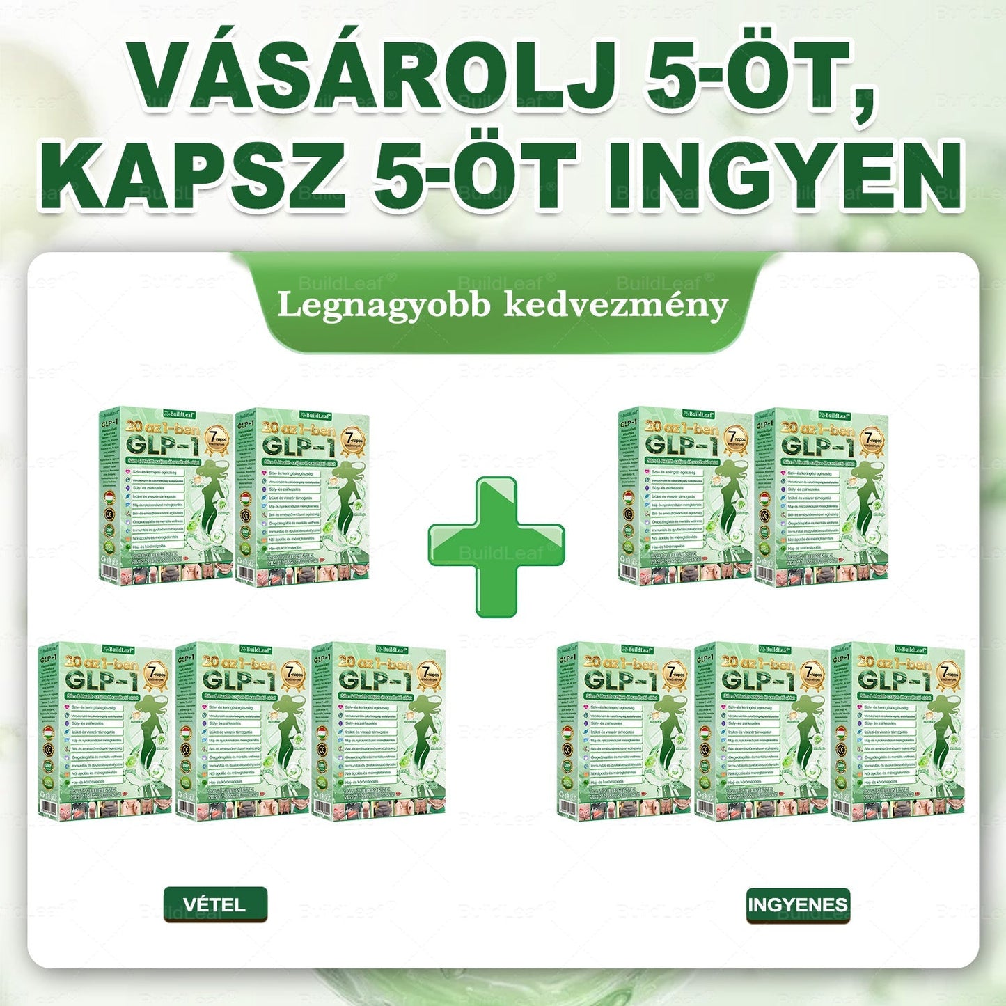 đ„UtolsĂł 5 darab â 50% kedvezmĂ©ny! đż A kĂ©szlet vĂ©ges! Szerezd be MOST a BuildLeafÂź , Ă©s Ă©lvezd a gyors fogyĂĄst fĂ©lĂĄron! đȘ